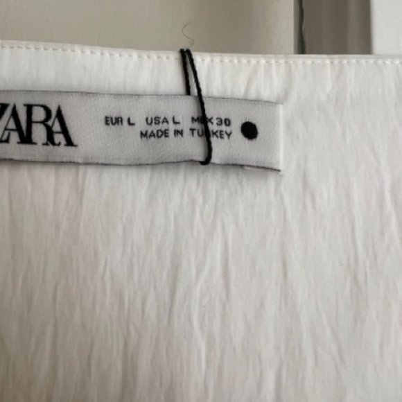 ZARA POPLIN MIDI DRESS - Picture 4 of 6